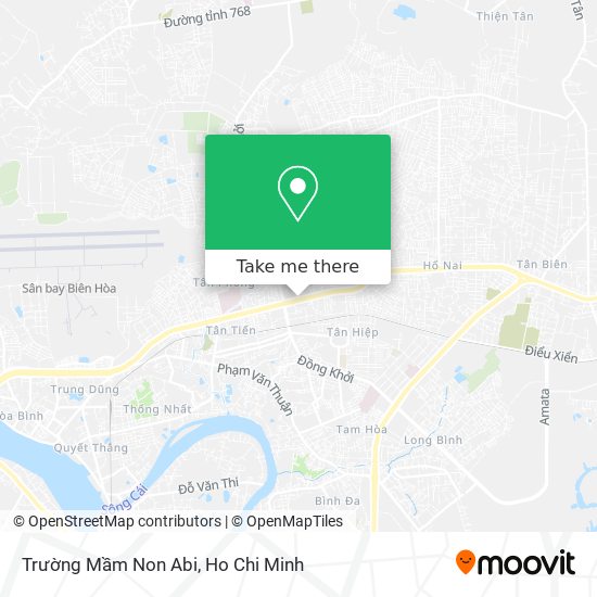 Trường Mầm Non Abi map