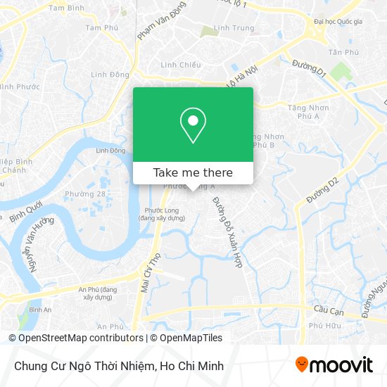 Chung Cư Ngô Thời Nhiệm map