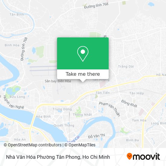 Nhà Văn Hóa Phường Tân Phong map