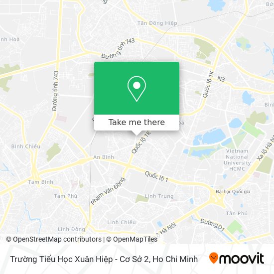 Trường Tiểu Học Xuân Hiệp - Cơ Sở 2 map