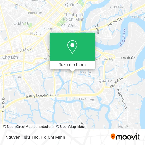 Nguyễn Hữu Thọ map
