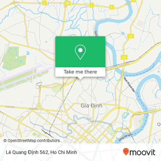 Lê Quang Định 562 map