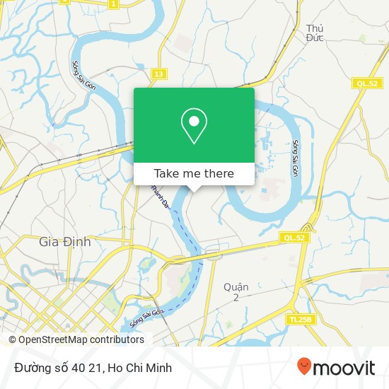 Đường số 40 21 map