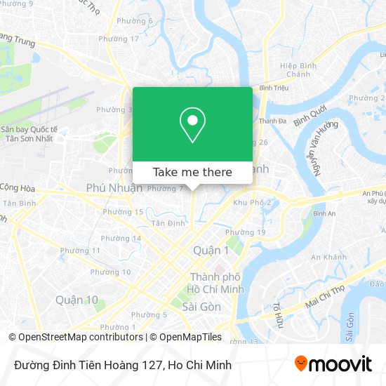 Đường Đinh Tiên Hoàng 127 map