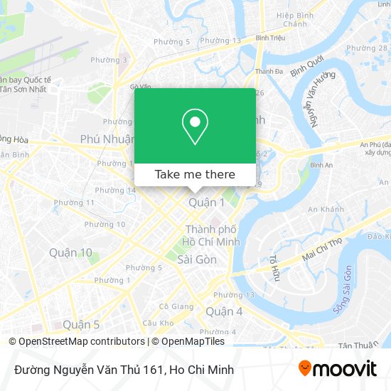 Đường Nguyễn Văn Thủ 161 map
