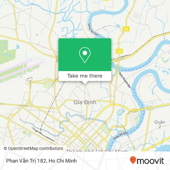 Phan Văn Trị 182 map