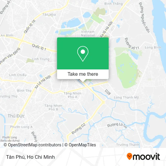 Tân Phú map