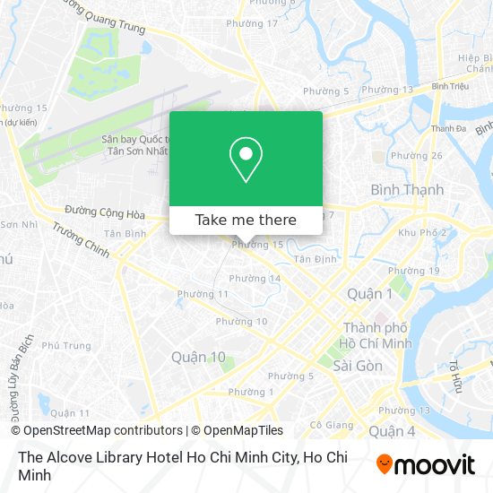 The Alcove Library Hotel Ho Chi Minh City map