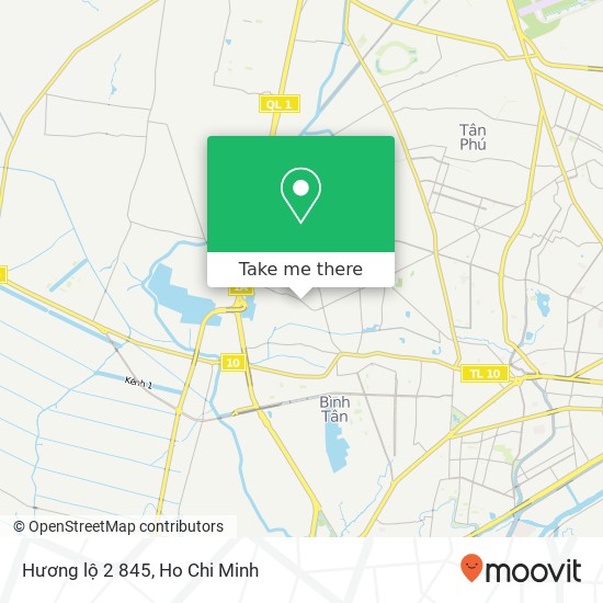 Hương lộ 2 845 map