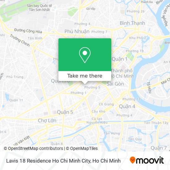 Lavis 18 Residence Ho Chi Minh City map