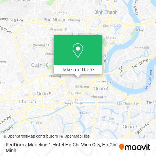 RedDoorz Marieline 1 Hotel Ho Chi Minh City map