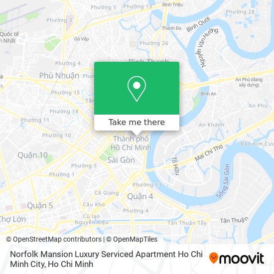 Norfolk Mansion Luxury Serviced Apartment Ho Chi Minh City map