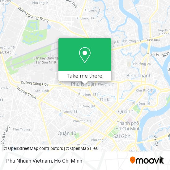 Phu Nhuan Vietnam map