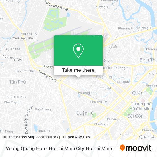 Vuong Quang Hotel Ho Chi Minh City map