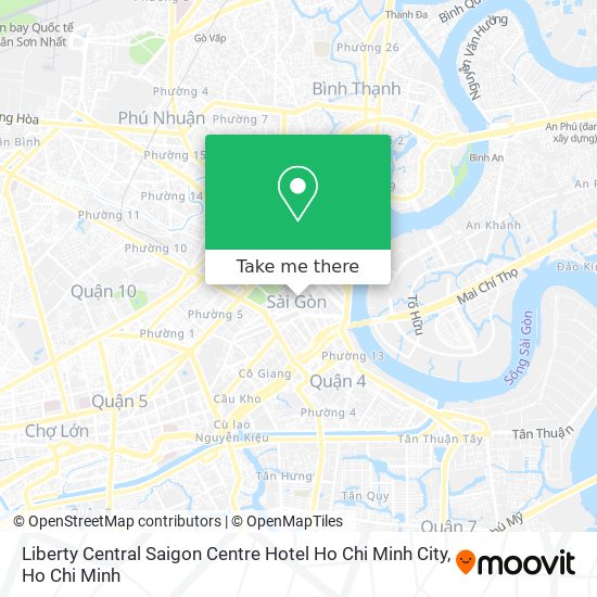 Liberty Central Saigon Centre Hotel Ho Chi Minh City map