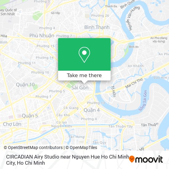 CIRCADIAN Airy Studio near Nguyen Hue Ho Chi Minh City map