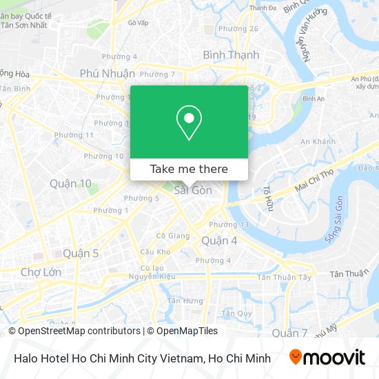 Halo Hotel Ho Chi Minh City Vietnam map