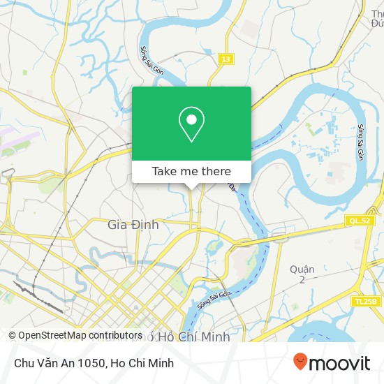 Chu Văn An 1050 map