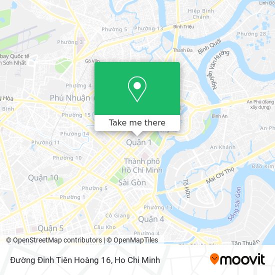 Đường Đinh Tiên Hoàng 16 map