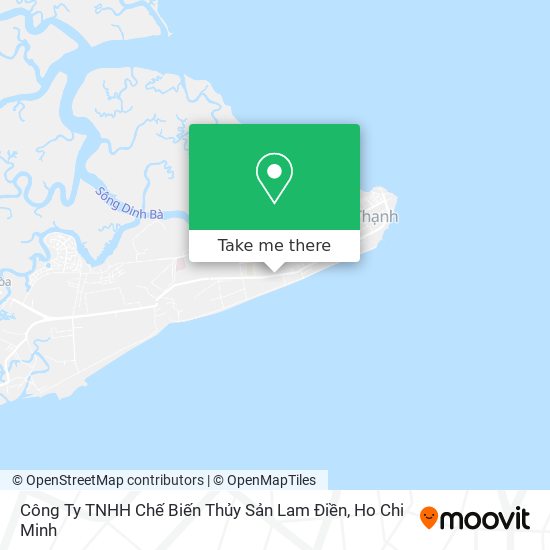 Công Ty TNHH Chế Biến Thủy Sản Lam Điền map