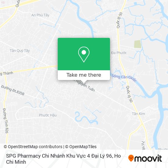 SPG Pharmacy Chi Nhánh Khu Vực 4 Đại Lý 96 map