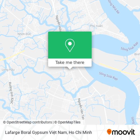 Lafarge Boral Gypsum Việt Nam map