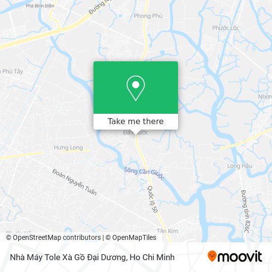 Nhà Máy Tole Xà Gồ Đại Dương map