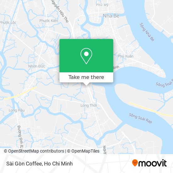 Sài Gòn Coffee map