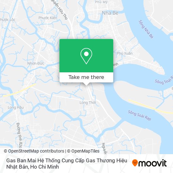 Gas Ban Mai Hệ Thống Cung Cấp Gas Thương Hiệu Nhật Bản map