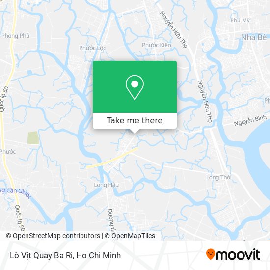 Lò Vịt Quay Ba Ri map
