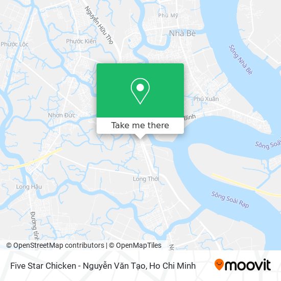 Five Star Chicken - Nguyễn Văn Tạo map