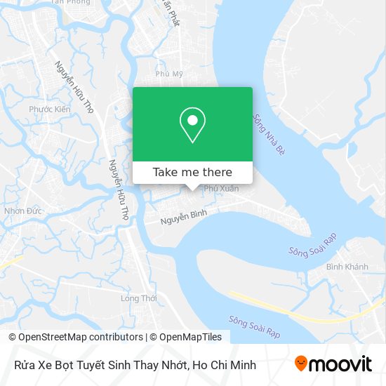 Rửa Xe Bọt Tuyết Sinh Thay Nhớt map