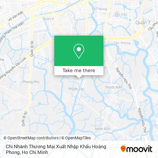 Chi Nhánh Thương Mại Xuất Nhập Khẩu Hoàng Phong map