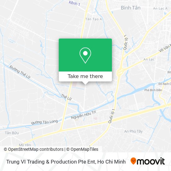 Trung VI Trading & Production Pte Ent map