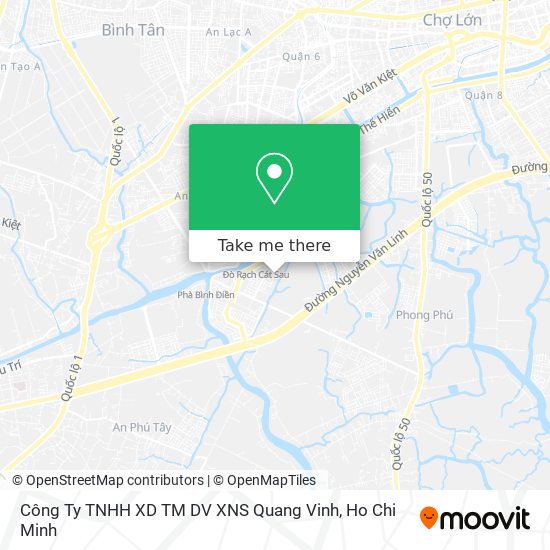 Công Ty TNHH XD TM DV XNS Quang Vinh map