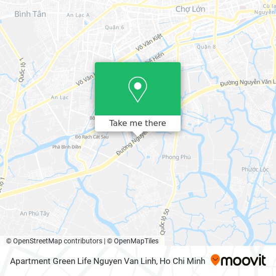 Apartment Green Life Nguyen Van Linh map