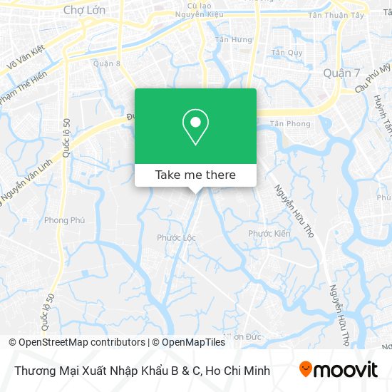 Thương Mại Xuất Nhập Khẩu B & C map