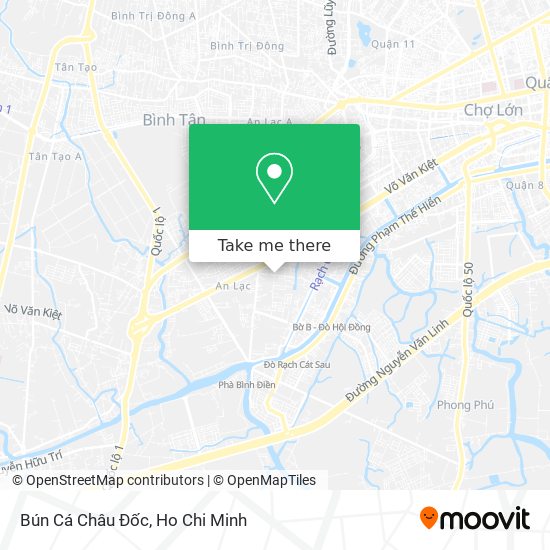 Bún Cá Châu Đốc map
