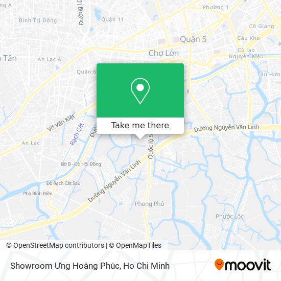 Showroom Ưng Hoàng Phúc map