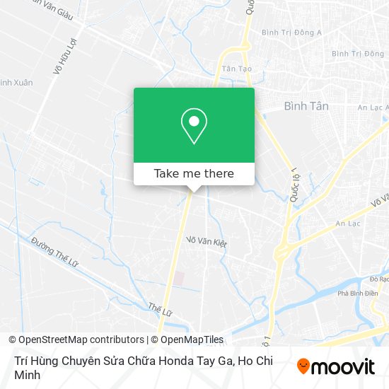 Trí Hùng Chuyên Sửa Chữa Honda Tay Ga map
