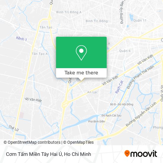 Cơm Tấm Miền Tây Hai Ú map