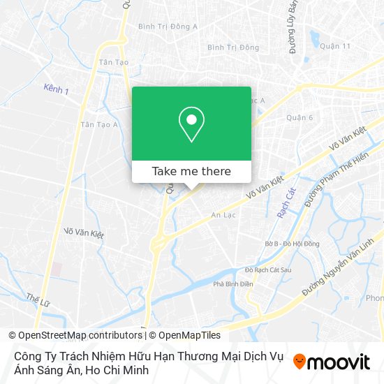 Công Ty Trách Nhiệm Hữu Hạn Thương Mại Dịch Vụ Ánh Sáng Ân map