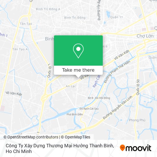 Công Ty Xây Dựng Thương Mại Hưởng Thanh Bình map