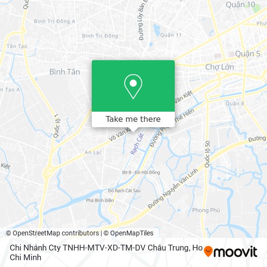 Chi Nhánh Cty TNHH-MTV-XD-TM-DV Châu Trung map