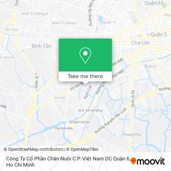 Công Ty Cổ Phần Chăn Nuôi C.P. Việt Nam DC Quận 6 map