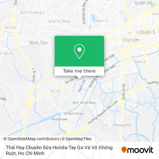 Thái Huy Chuyên Sửa Honda-Tay Ga Vá Vỏ Không Ruột map