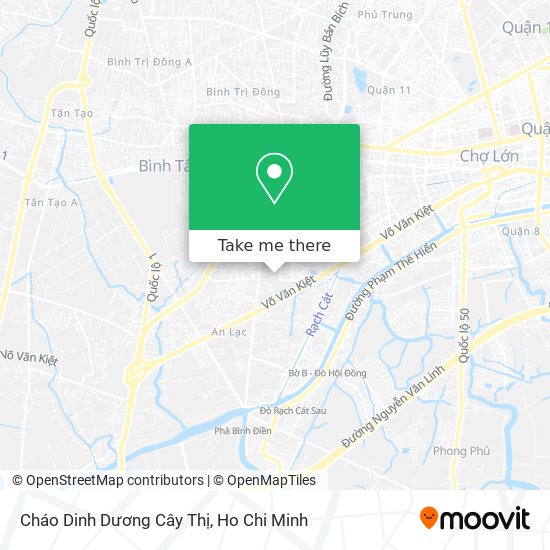 Cháo Dinh Dương Cây Thị map