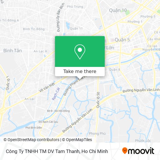 Công Ty TNHH TM DV Tam Thanh map