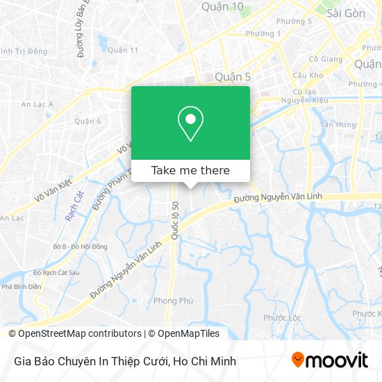 Gia Bảo Chuyên In Thiệp Cưới map