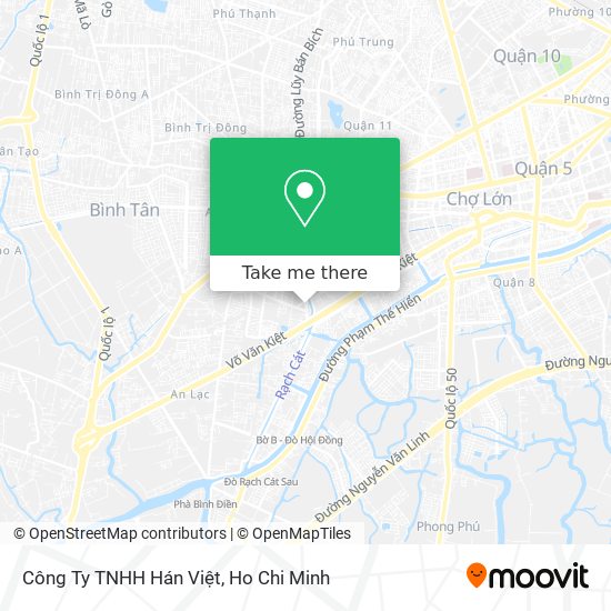 Công Ty TNHH Hán Việt map